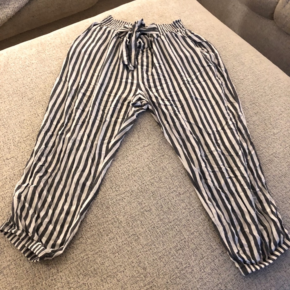 White striped homebody joggers